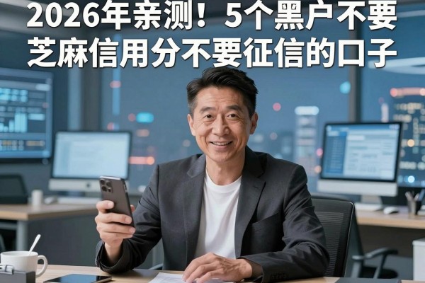 2026年亲测!5个黑户不要芝麻信用分不要征信的口子,老行家速贷经验深扒