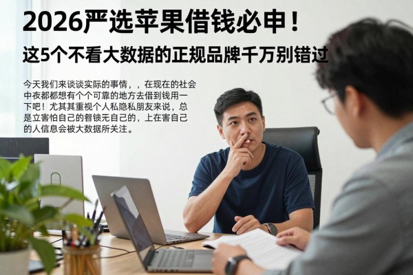 2026严选苹果借钱必申！这5个不看大数据的正规品牌千万别错过