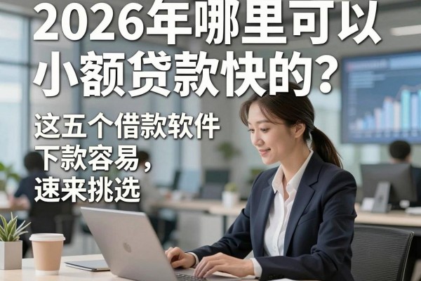 2026年哪里可以小额贷款快的？这五个借款软件下款容易，速来挑选！