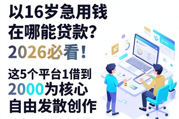 16岁急用钱在哪能贷款?2026必看!这5个平台16岁也能借到2000