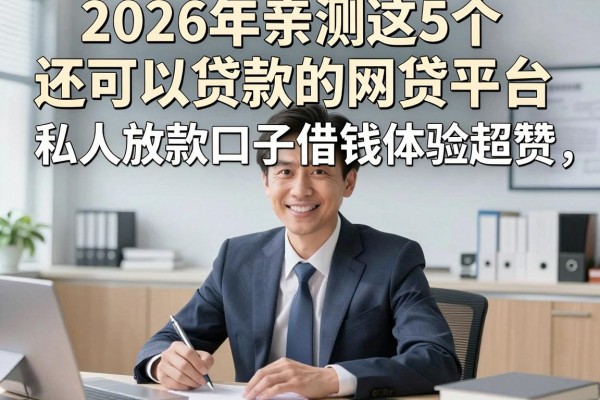 2026年亲测这5个还可以贷款的网贷平台,私人放款口子借钱体验超赞