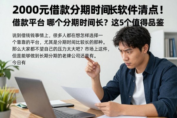 2000元借款分期时间长软件清点!借款平台哪个分期时间长?这5个值得品鉴