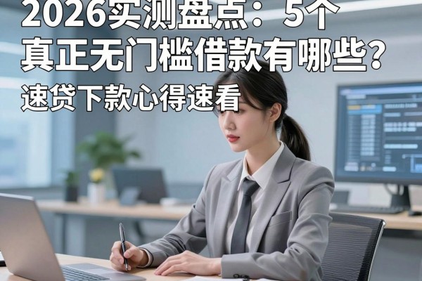 2026实测盘点:5个真正无门槛借款有哪些?速贷下款心得速看