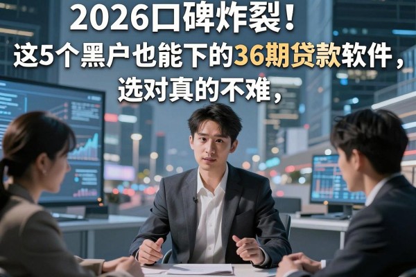 2026口碑炸裂!这5个黑户也能下的36期贷款软件,选对真的不难!