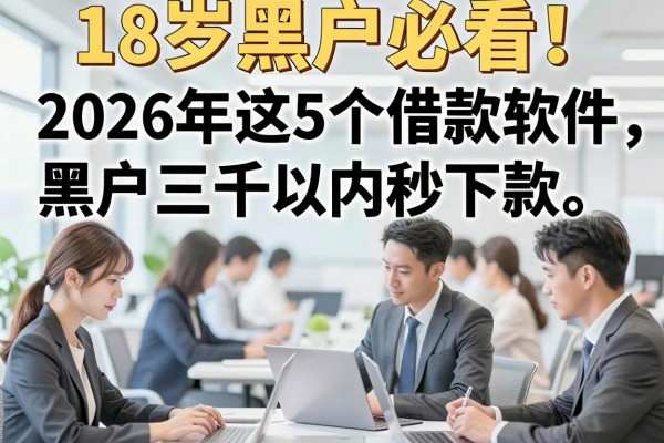 18岁黑户必看！2026年这5个借款软件，黑户三千以内秒下款细解