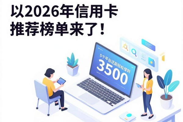 2026年信用卡推荐榜单来了!这5个平台还能轻松借到3500