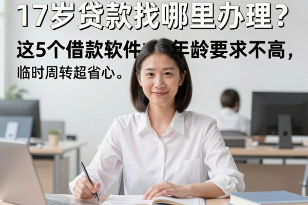 17岁贷款找哪里办理？这5个借款软件对年龄要求不高，临时周转超省心