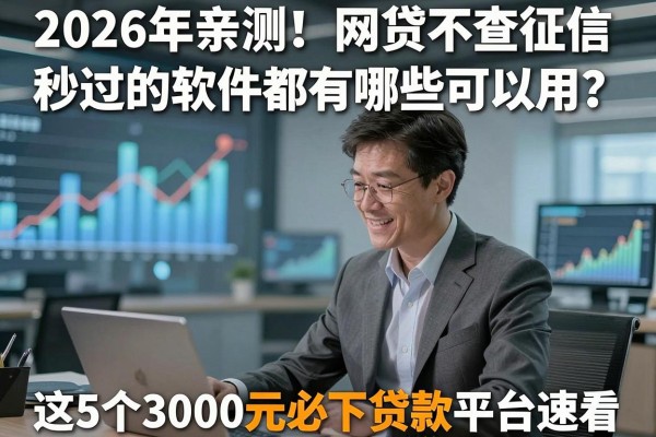 2026年亲测!网贷不查征信秒过的软件都有哪些可以用?这5个3000元必下贷款平台速看