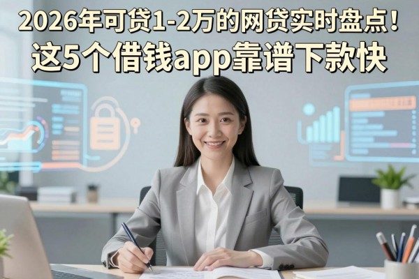 2026年可贷1-2万的网贷实时盘点!这5个借钱App靠谱下款快