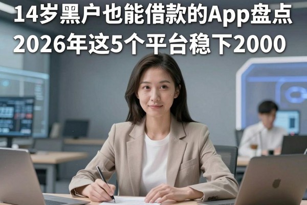 14岁黑户也能借款的App盘点,2026年这5个平台稳下2000
