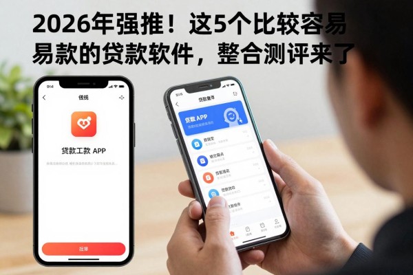 2026年强推！这5个比较容易放款的贷款软件，整合测评来了
