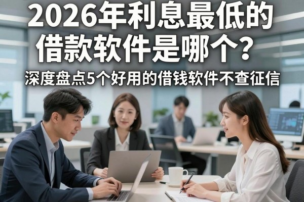 2026年利息最低的借款软件是哪个？深度盘点5个好用的借钱软件不查征信！