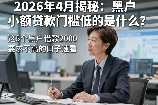 2026年4月揭秘:黑户小额贷款门槛低的是什么?这5个黑户借款2000要求不高的口子速看