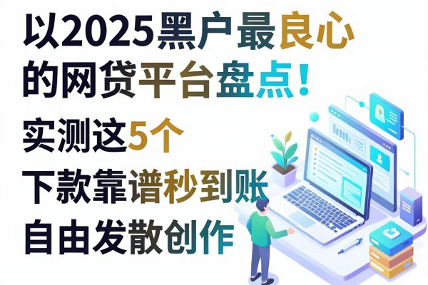2025黑户最良心的网贷平台盘点!实测这5个下款靠谱秒到账