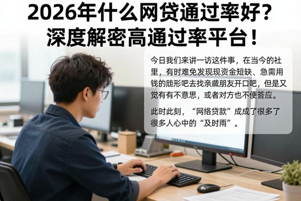 2026年什么网贷通过率好?深度解密高通过率平台!