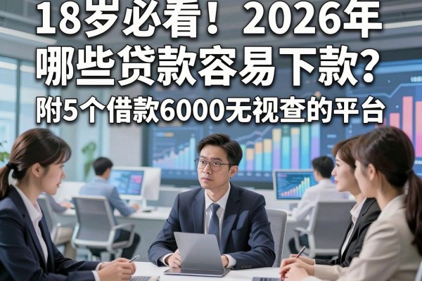 18岁必看!2026年哪些贷款容易下款?附5个借款6000无视查的平台