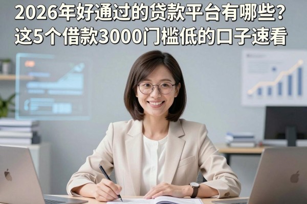 2026年好通过的贷款平台有哪些?这5个借款3000门槛低的口子速看