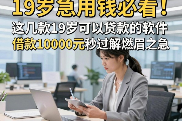 19岁急用钱必看!这几款19岁可以贷款的软件,借款10000元秒过解燃眉之急