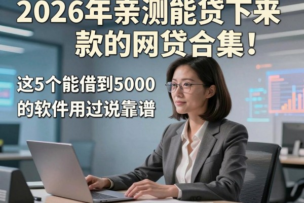 2026年亲测能贷下来款的网贷合集!这5个能借到5000的软件用过都说靠谱