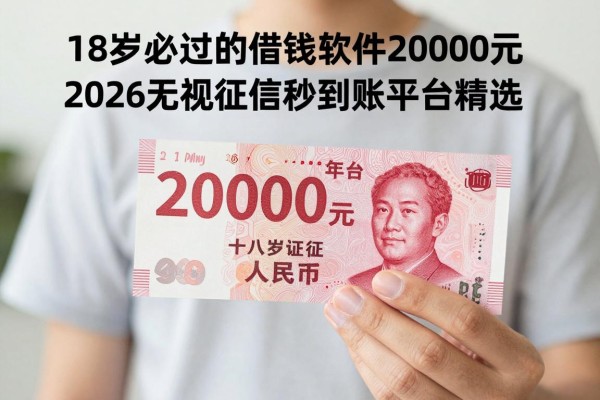 18岁必过的借钱软件20000元，2026无视征信秒到账平台精选