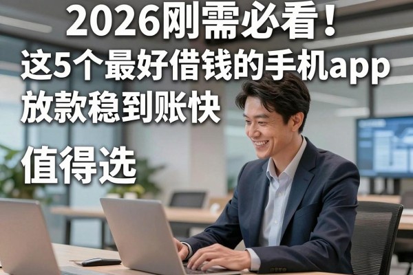 2026刚需必看！这5个最好借钱的手机app，放款稳到账快值得选