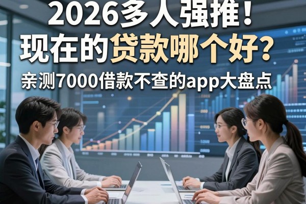 2026多人强推！现在的贷款哪个好？亲测7000借款不查的app大盘点