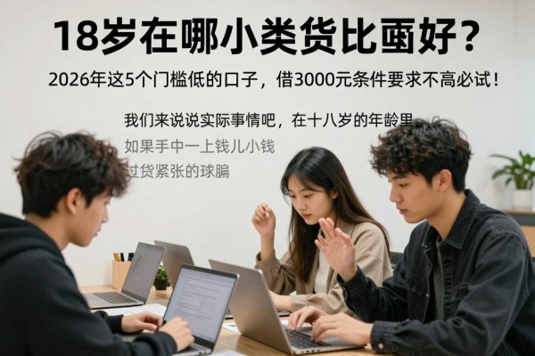 18岁在哪小额贷款比较好?2026年这5个门槛低的口子,借3000元条件要求不高必试!