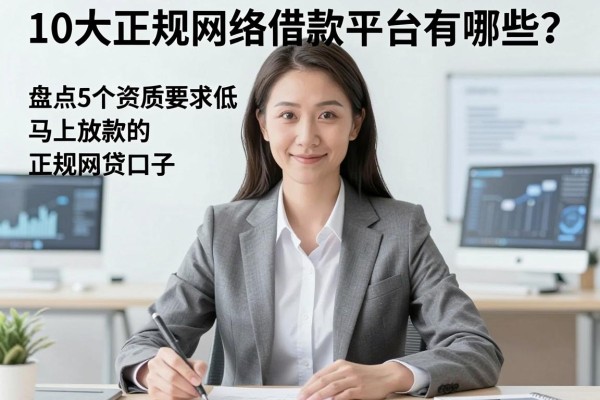 10大正规网络借款平台有哪些？盘点5个资质要求低、马上放款的正规网贷口子