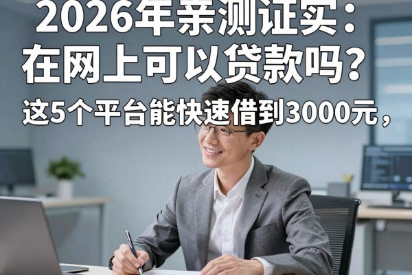 2026年亲测证实：在网上可以贷款吗？这5个平台能快速借到3000元