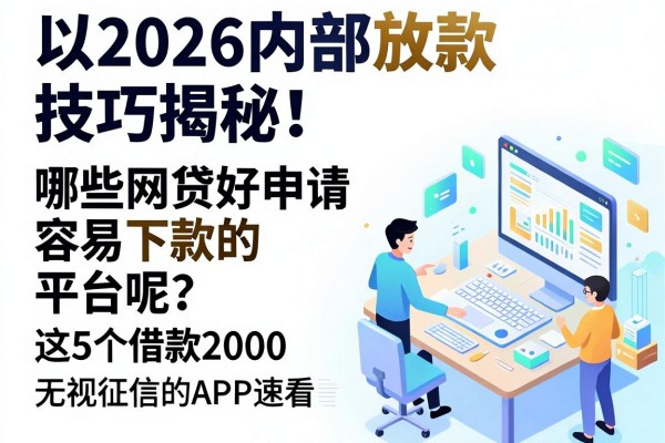 2026内部放款技巧揭秘!哪些网贷好申请容易下款的平台呢?这5个借款2000无视征信的APP速看