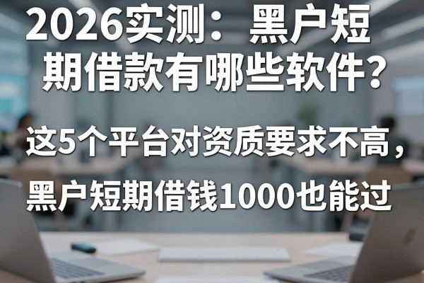 2026实测:黑户短期借款有哪些软件?这5个平台对资质要求不高,黑户短期借钱1000也能过!
