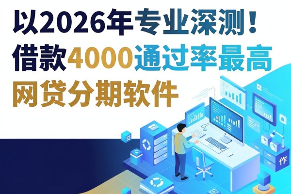 2026年专业深测!盘点五个借款4000通过率最高的网贷分期软件