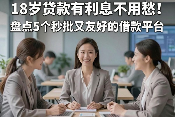 18岁贷款有利息不用愁!盘点5个秒批又友好的借款平台