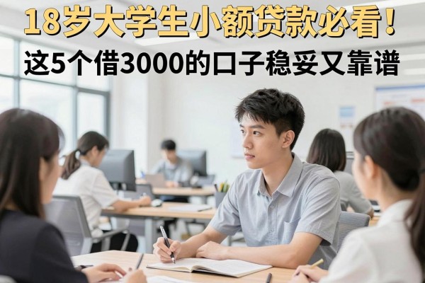 18岁大学生小额贷款必看！这5个借3000的口子稳妥又靠谱