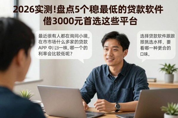 2026实测!盘点5个利息最低的贷款软件,借3000元首选这些平台