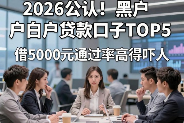 2026公认！黑户白户贷款口子TOP5，借5000元通过率高得吓人