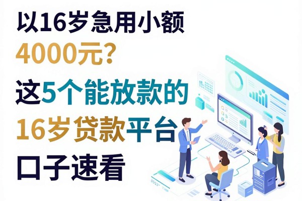 16岁急用小额4000元？这5个能放款的16岁贷款平台口子速看