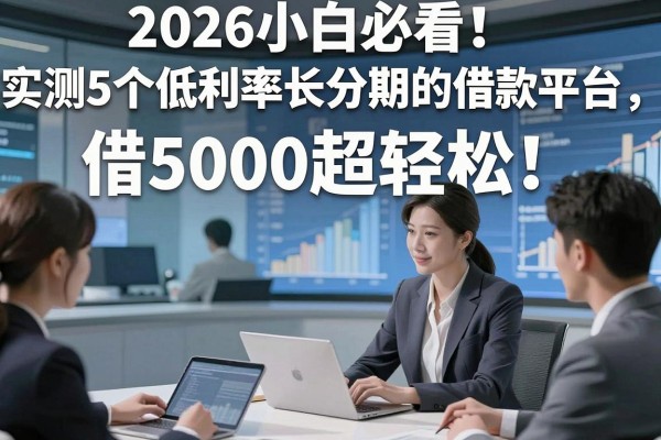 2026小白必看!实测这5个低利率长分期的借款平台,借5000超轻松
