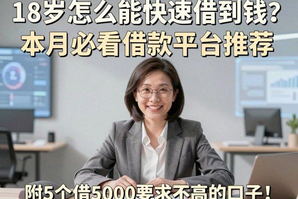 18岁怎么能快速借到钱？本月必看借款平台推荐，附5个借5000要求不高的口子！