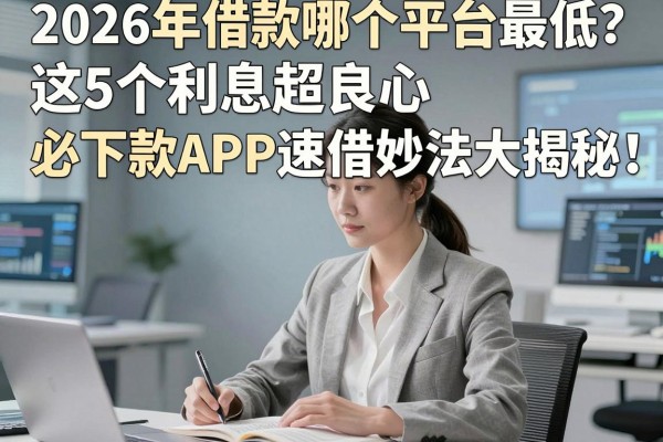 2026年借款哪个平台最低?这5个利息超良心、必下款APP速借妙法大揭秘!