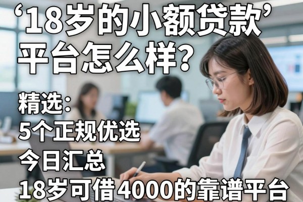 18岁的小额贷款平台怎么样?精选5个正规优选,今日汇总18岁可借4000的靠谱平台