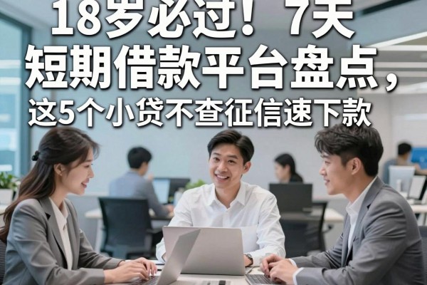 18岁必过!7天短期借款平台盘点,这5个小贷不查征信速下款