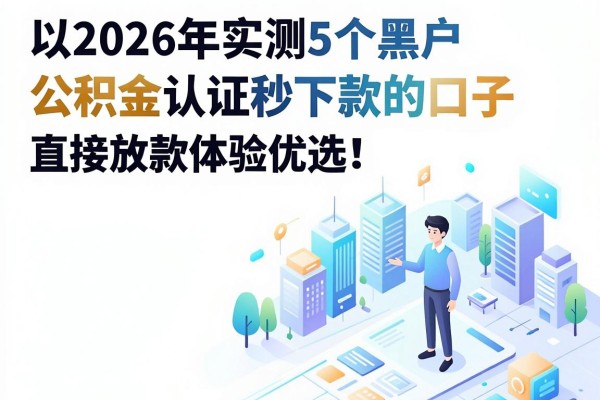 2026年实测5个黑户公积金认证秒下款的口子，直接放款体验优选！