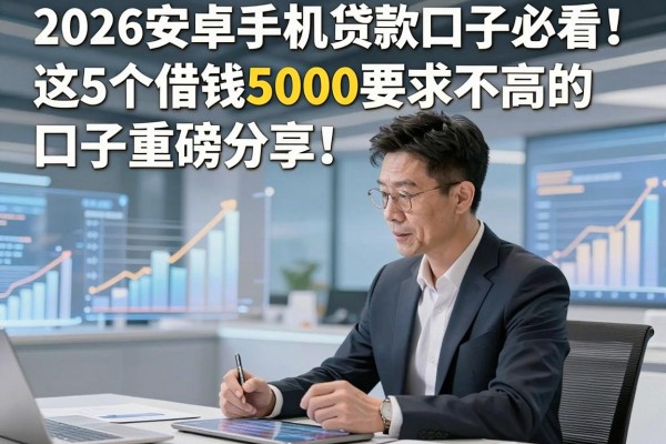2026安卓手机贷款口子必看！这5个借钱5000要求不高的口子重磅分享