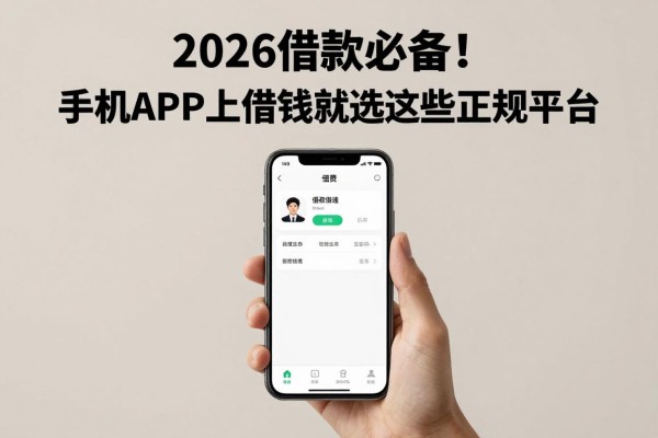 2026借款必备！手机APP上借钱就选这些正规平台