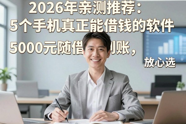 2026年亲测推荐:5个手机真正能借钱的软件,5000元随借随到账,放心选!