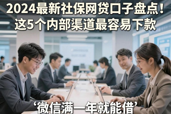 2024最新社保网贷口子盘点！这5个内部渠道最容易下款，微信满一年就能借