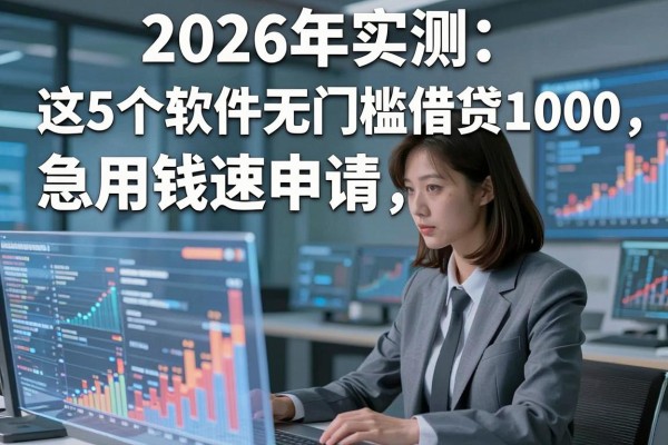 2026年实测:这5个软件无门槛借贷1000,急用钱速申请!