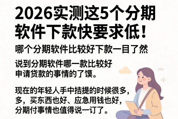 2026实测这5个分期软件下款快要求低!哪个分期软件比较好下款一目了然