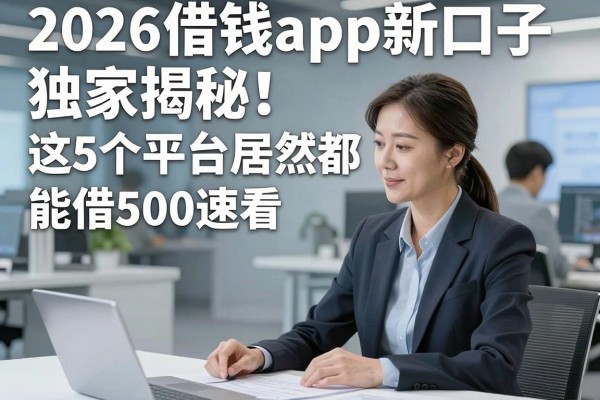 2026借钱app新口子独家揭秘!这5个平台居然都能借500速看!